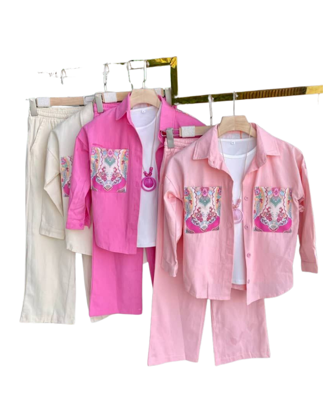 Pattern-Pocket Co-Ord Set