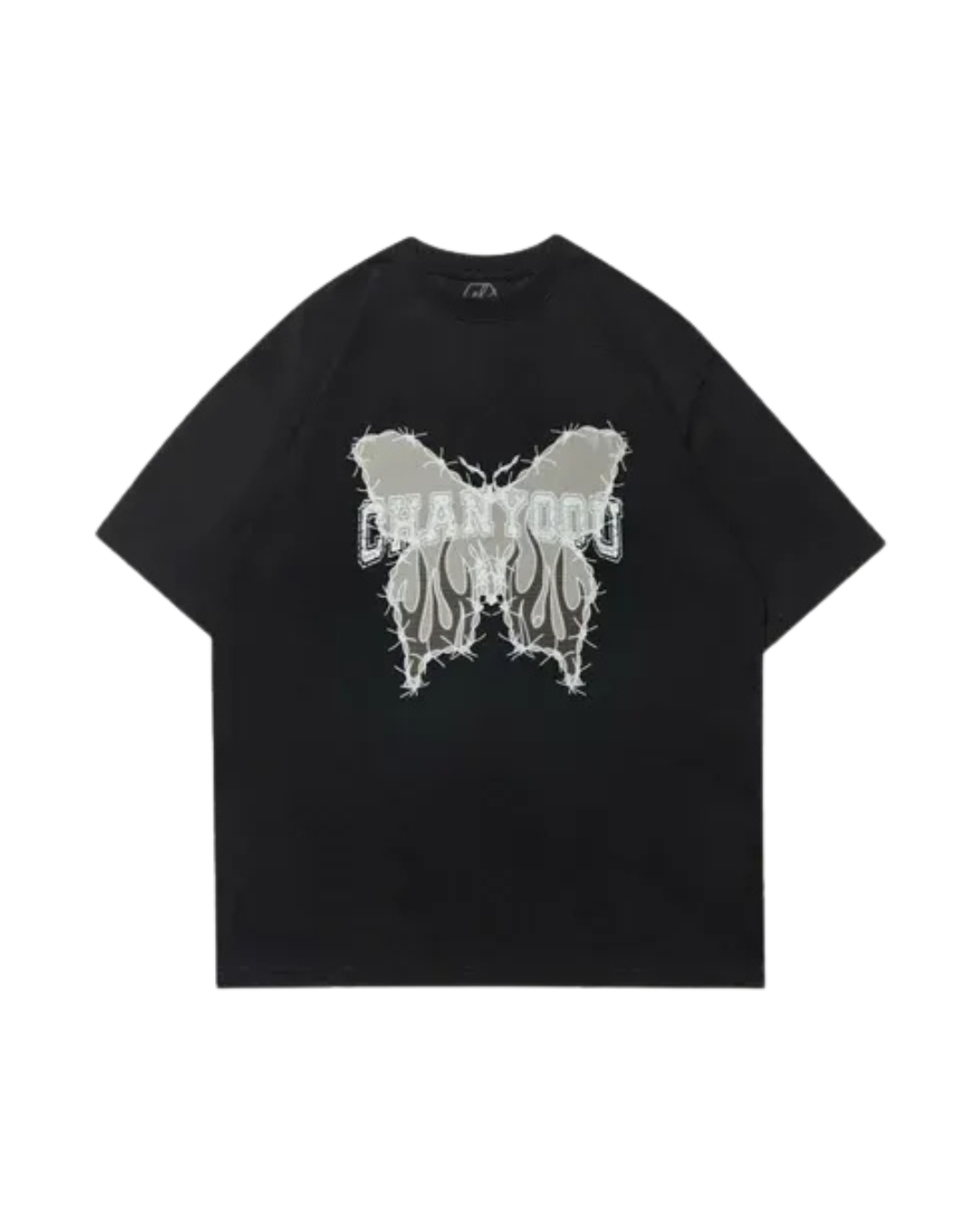 Black Chanyoou Butterfly Tshirt