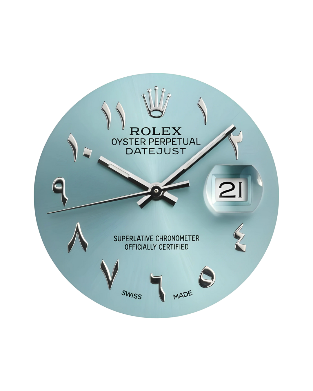 AAA Rolex datejust ice blue arabic version