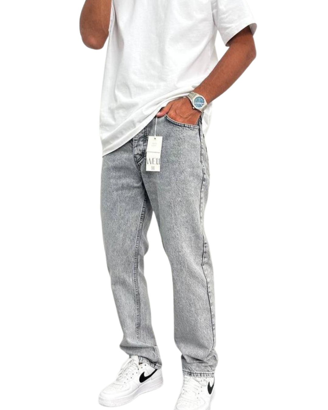 GREY BAGGY FIT
DENIM JEANS
