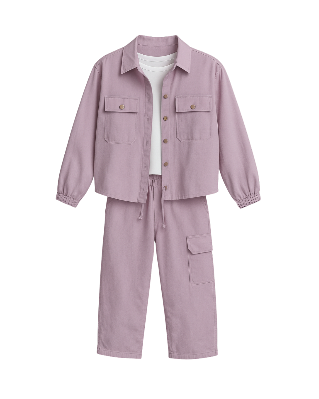 Pastel Tie-Waist Co-Ord Set