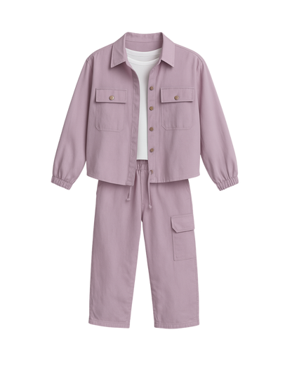 Pastel Tie-Waist Co-Ord Set