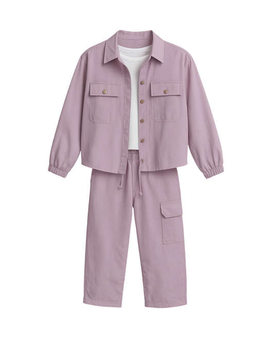 Pastel Tie-Waist Co-Ord Set