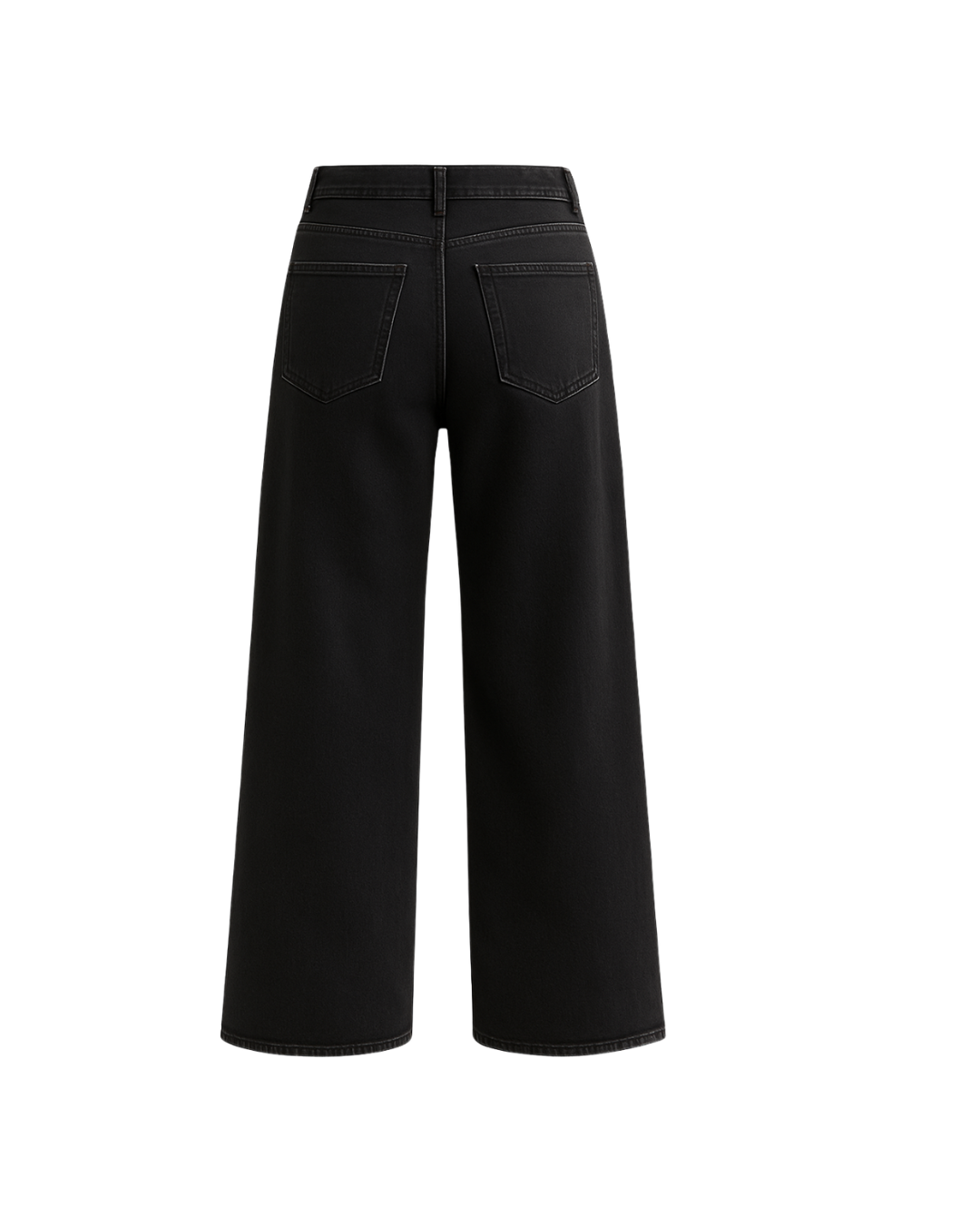 baggy black hearts jean