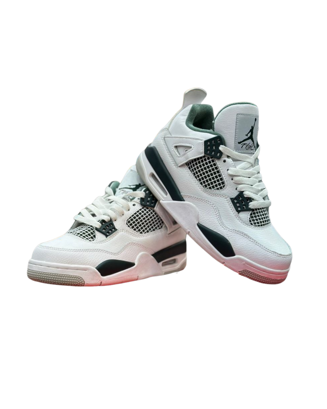 Air jordan 4 white - dark green