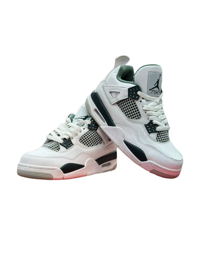 Air jordan 4 white - dark green