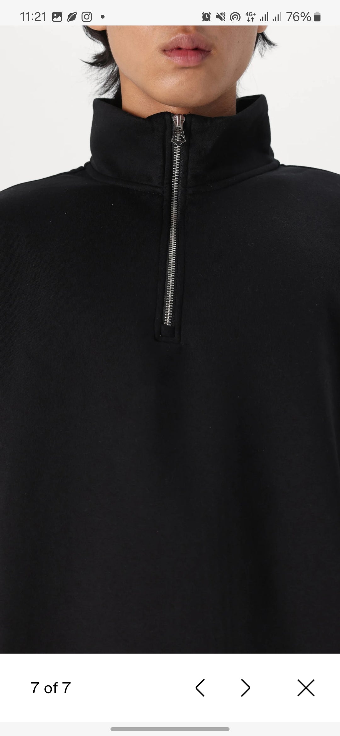 Half-Zipper hoodie
