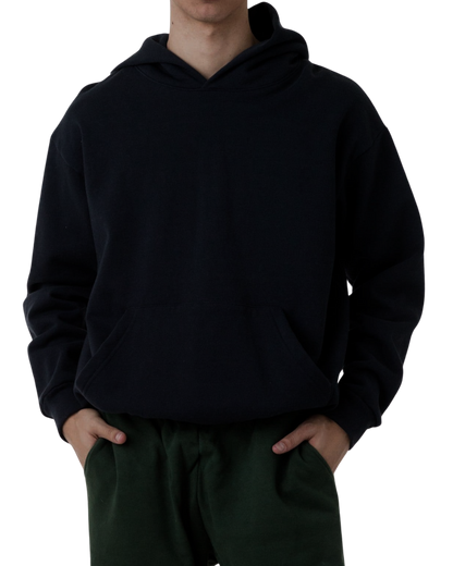 Fleece black hoodie