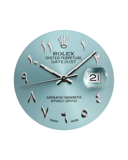 AAA Rolex datejust ice blue arabic version