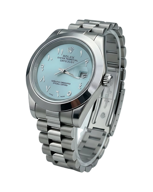 AAA Rolex datejust ice blue arabic version