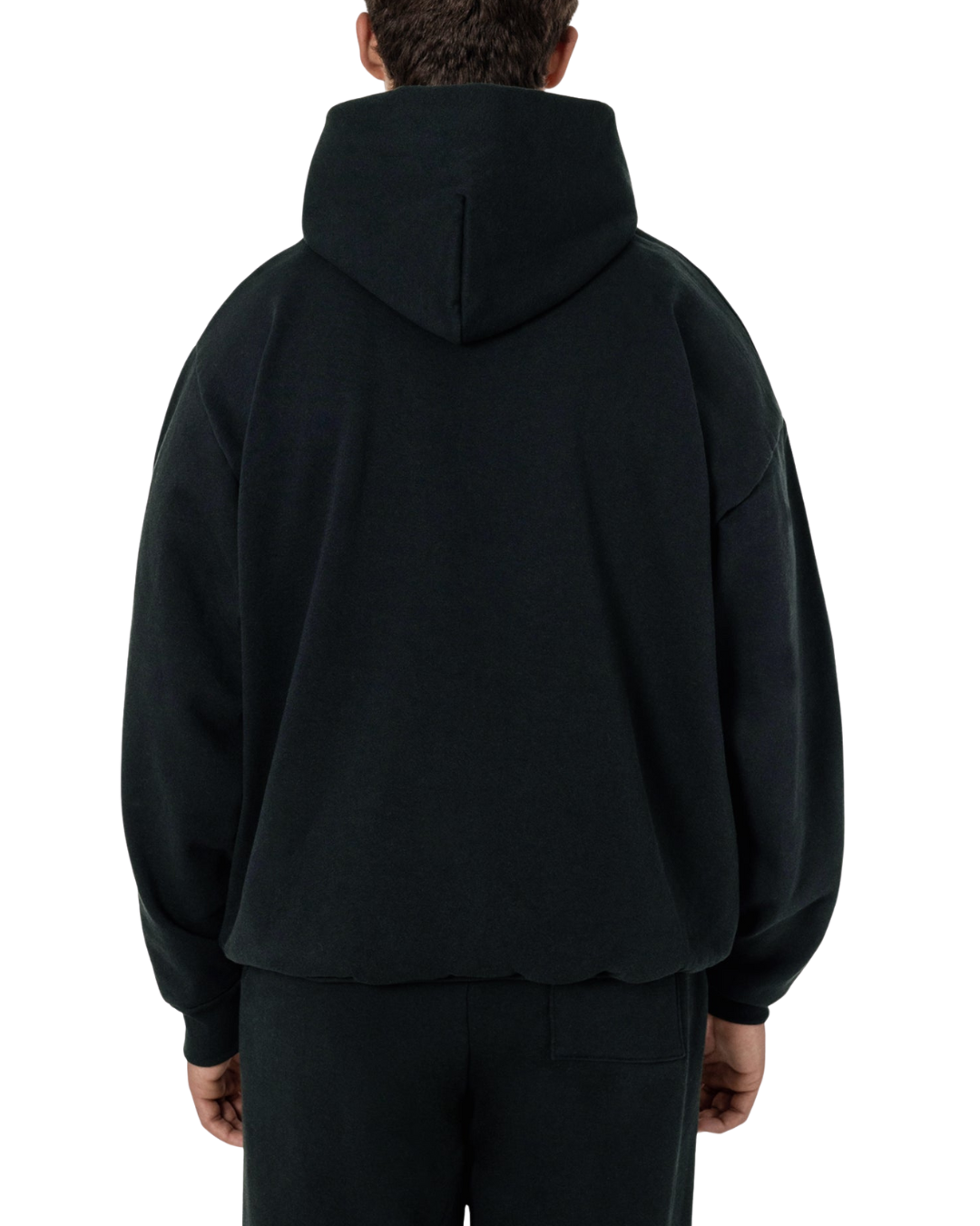 Fleece black hoodie